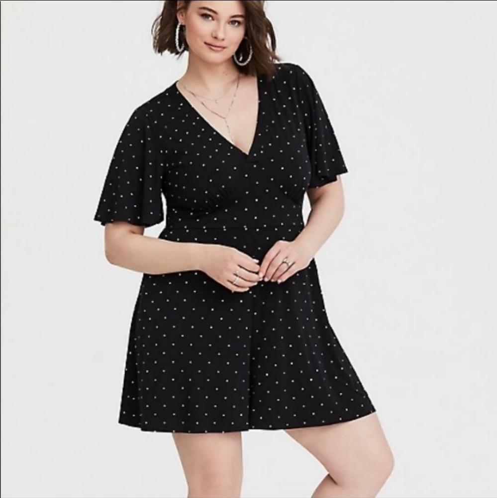 Torrid Polka Dot Jumper Sz 1